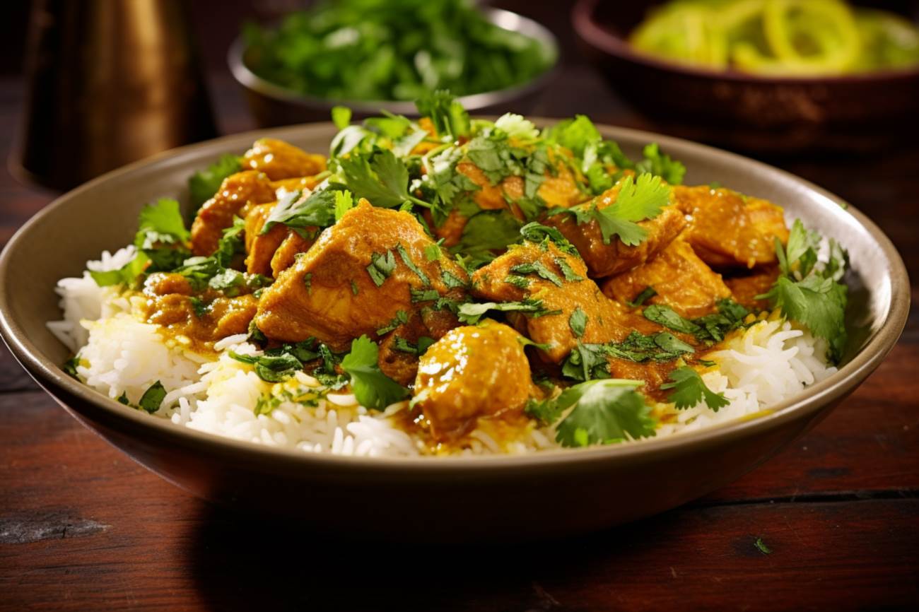 Curryreis rezept mit hähnchen